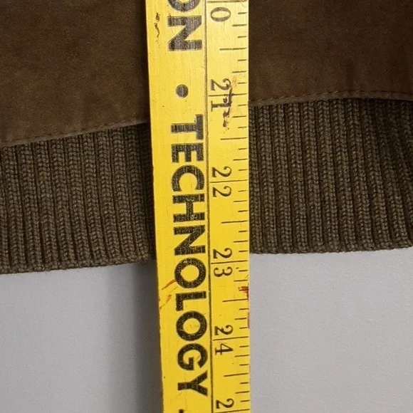 Pendleton Mocha Brown Wool Suede Blend Vintage Petite Sweater Blazer Jacket - Picture 5 of 8